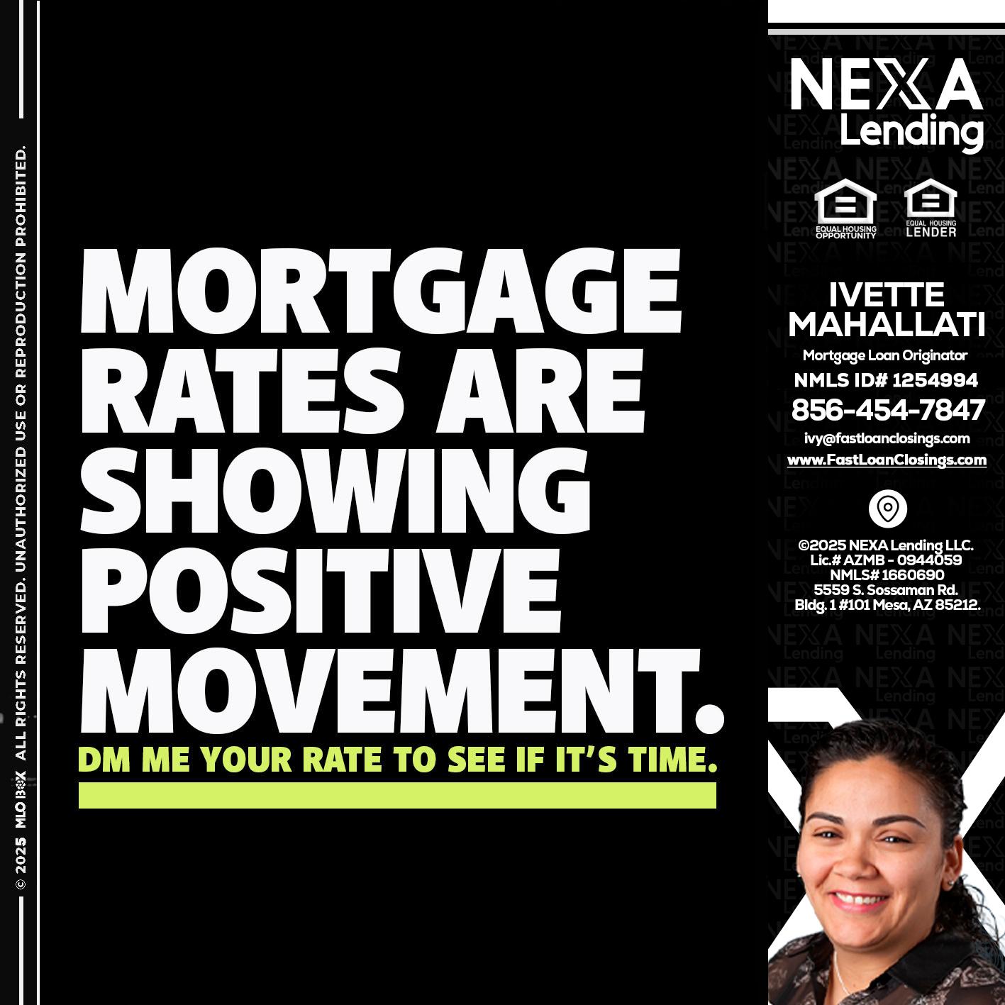 MORTGAGE - Ivette Mahallati -Mortgage Loan Originator