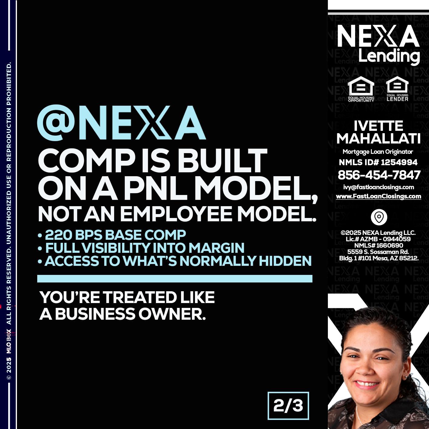 2 OF 3 - Ivette Mahallati -Mortgage Loan Originator