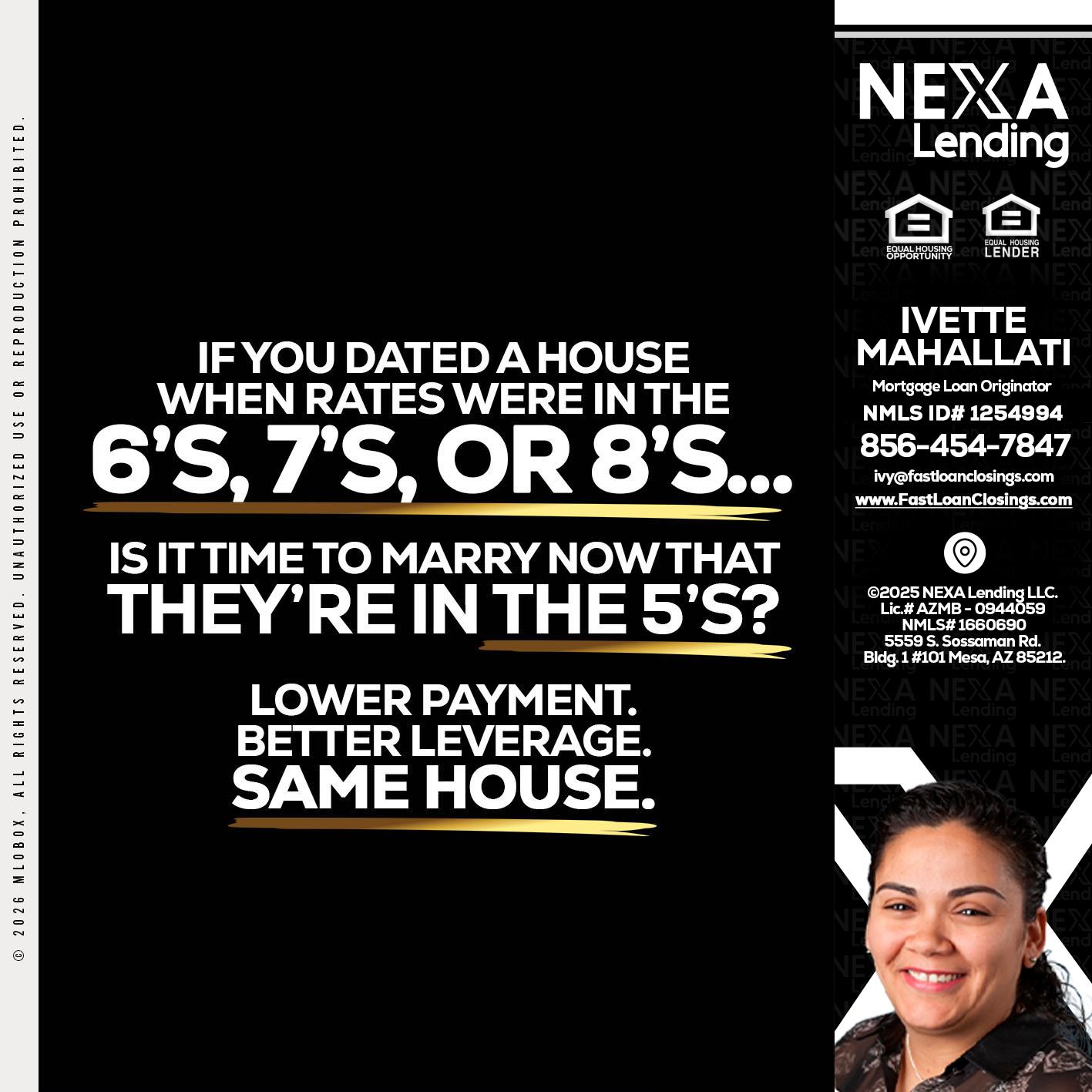 if you dated a house - Ivette Mahallati -Mortgage Loan Originator