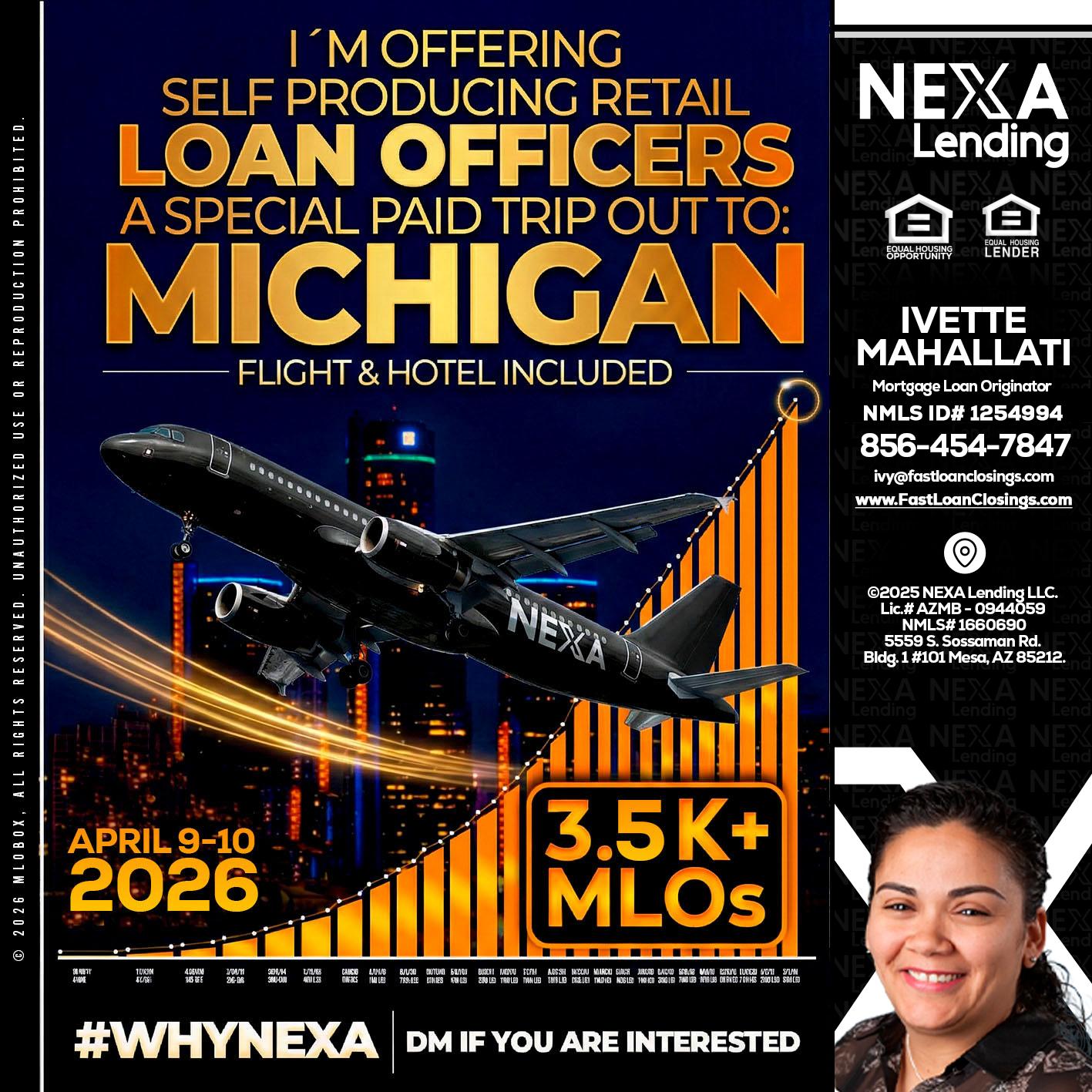 3.5K - Ivette Mahallati -Mortgage Loan Originator