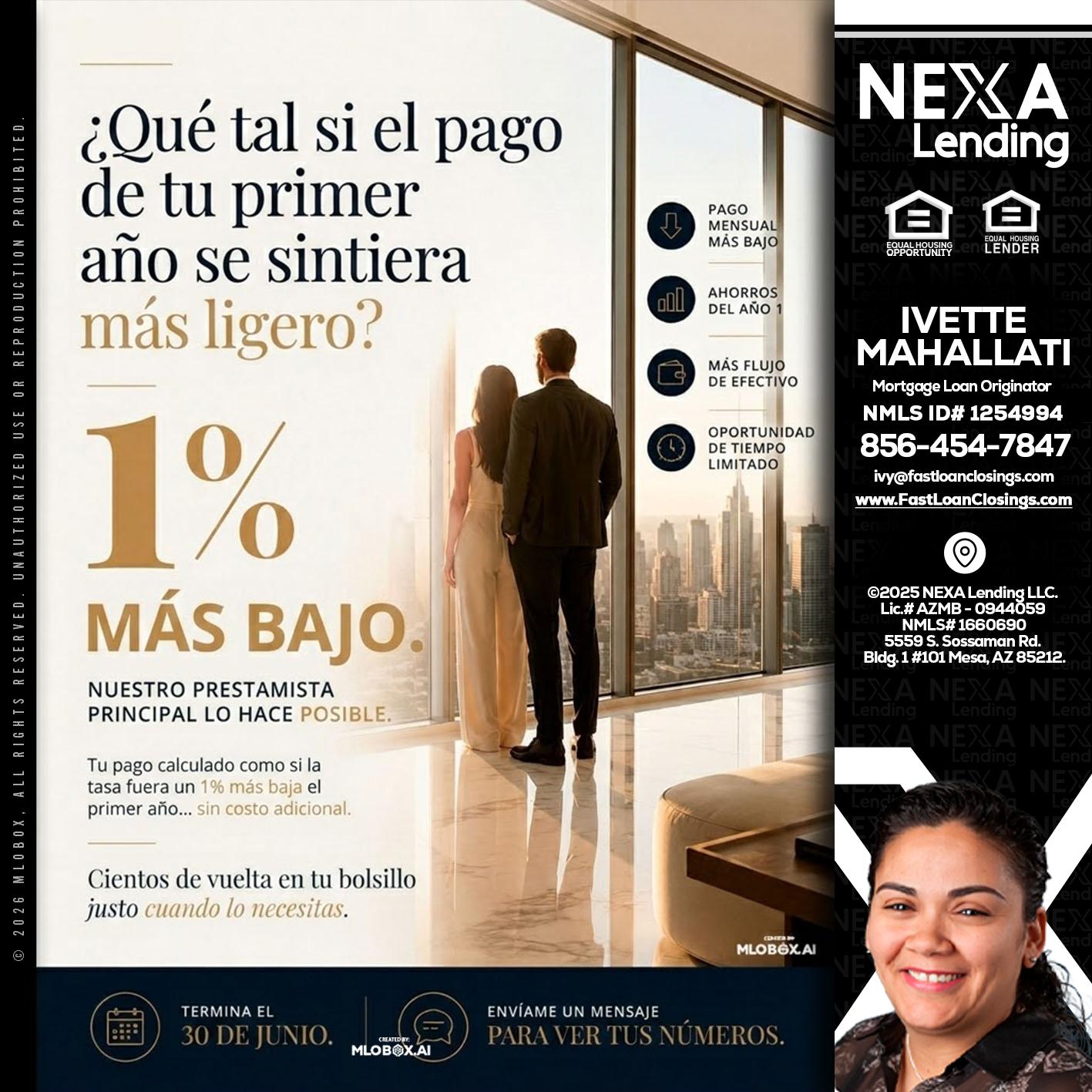 que tal si - Ivette Mahallati -Mortgage Loan Originator