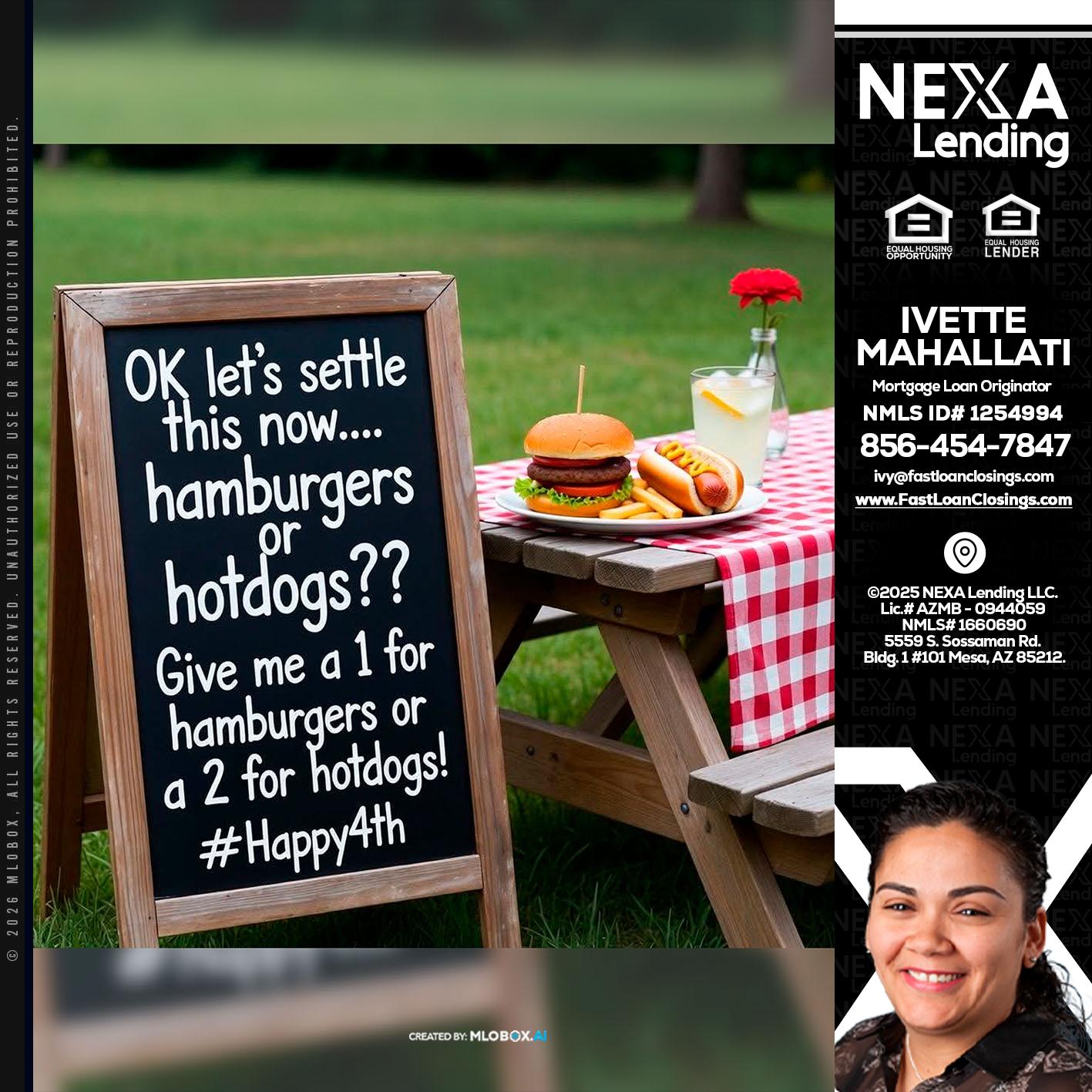let settle this - Ivette Mahallati -Mortgage Loan Originator