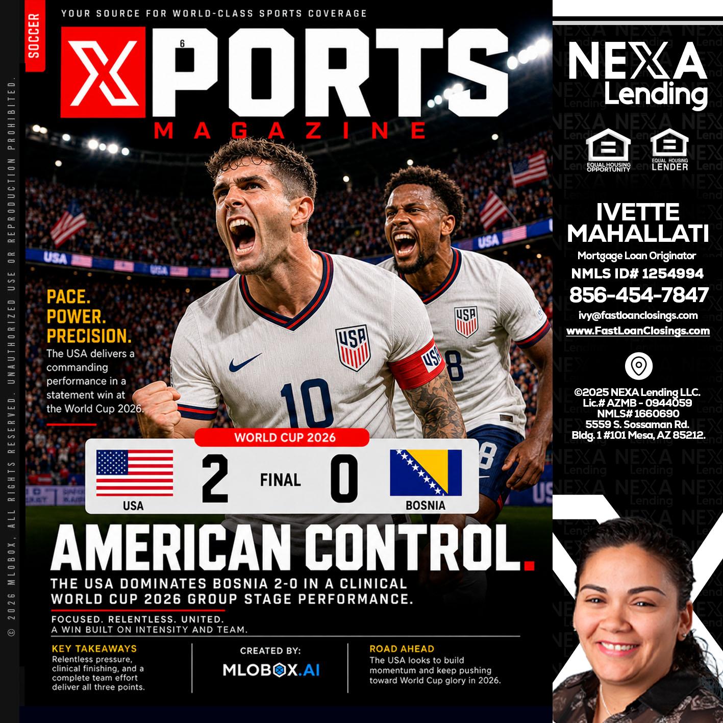 AMERICAN CONTROL - Ivette Mahallati -Mortgage Loan Originator