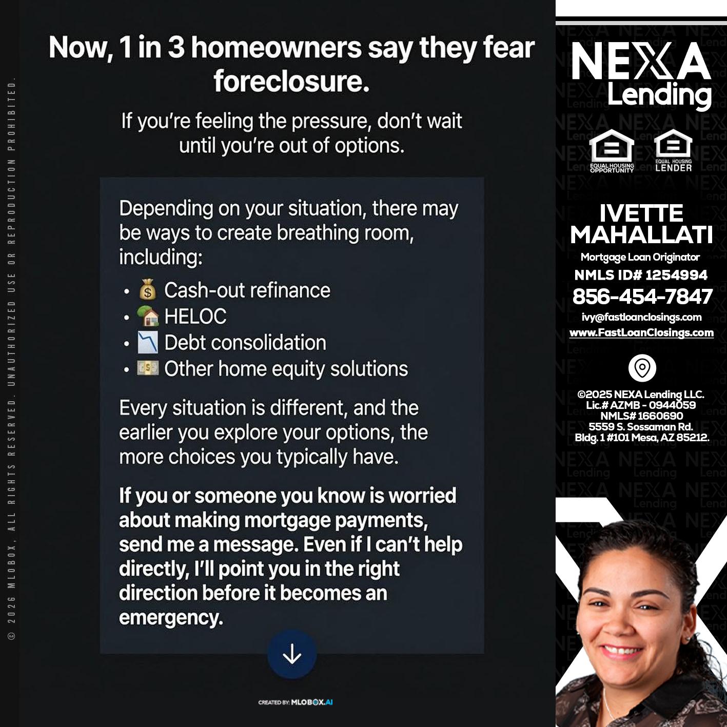 NOW - Ivette Mahallati -Mortgage Loan Originator