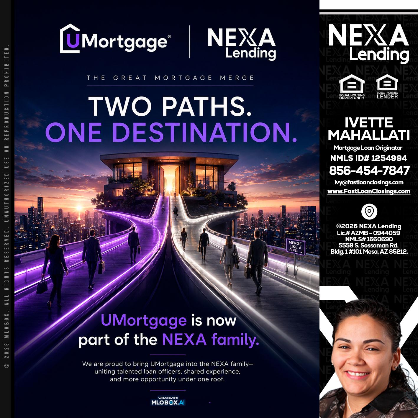 two path - Ivette Mahallati -Mortgage Loan Originator